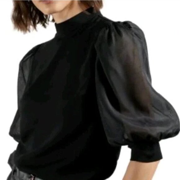 Combo Listing:  Tortoise print skirt & Ted Bakker black top - Picture 13 of 16